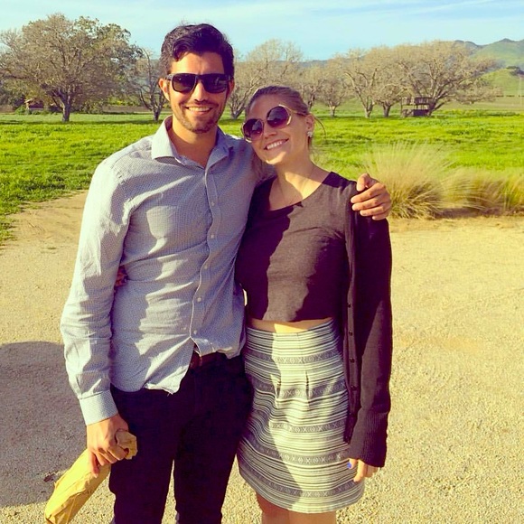 High Waisted Pleated Skirt ☝️ of a kind - Picture 1 of 6